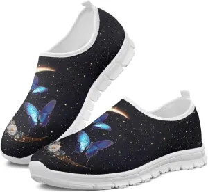 Women's Sneakers Casual Breathable Tennis Workout Sneakers Slip-On Non-Slip Yoga Running Walking Shoes for Women US 5.5-11.5