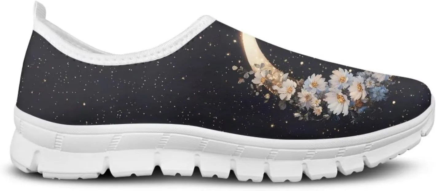Women's Sneakers Casual Breathable Tennis Workout Sneakers Slip-On Non-Slip Yoga Running Walking Shoes for Women US 5.5-11.5