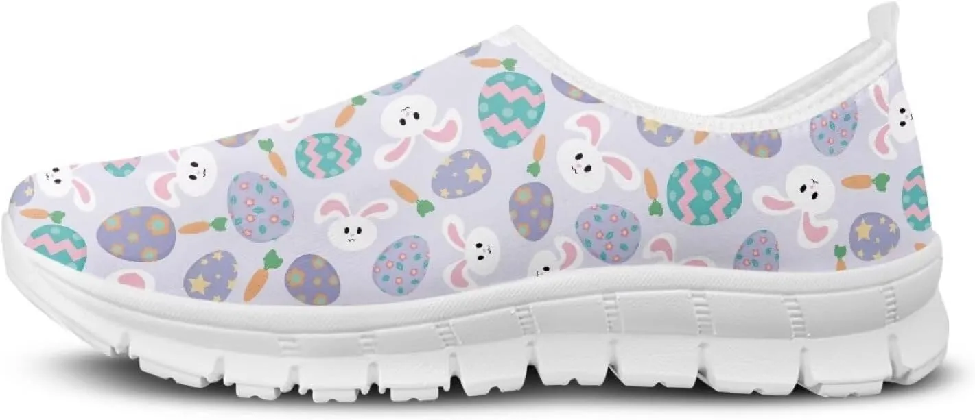 Women's Sneakers Casual Breathable Tennis Workout Sneakers Slip-On Non-Slip Yoga Running Walking Shoes for Women US 5.5-11.5