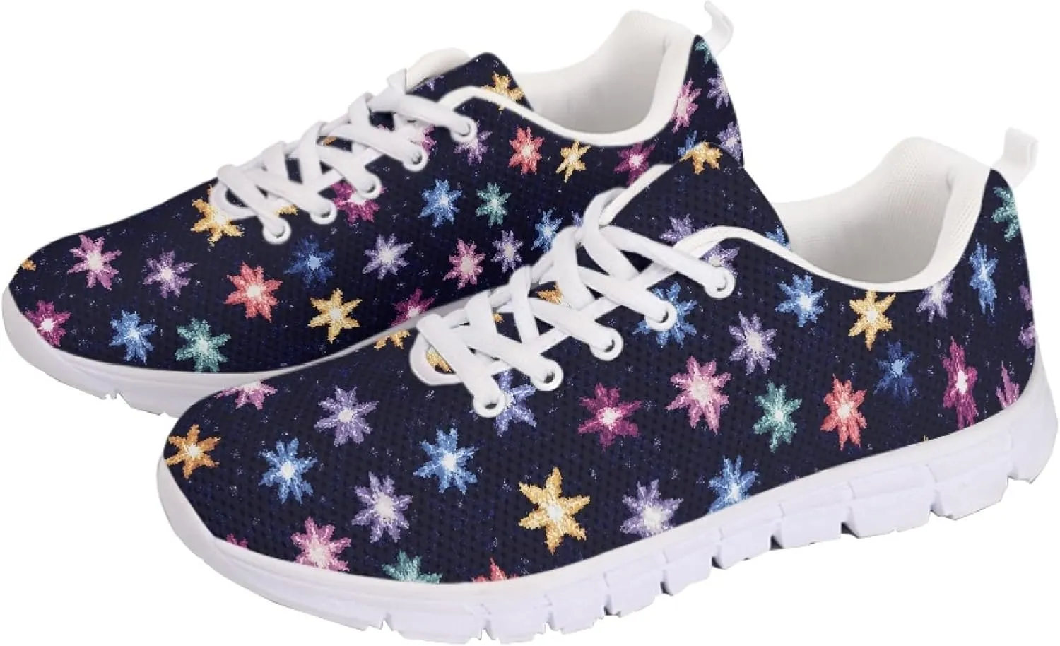 Women's Sports Trainer Running Shoes Adults Causal Travel Shoe Outdoor Walking Low Heel Lace up Sneakers Breathable Flexible for Lady