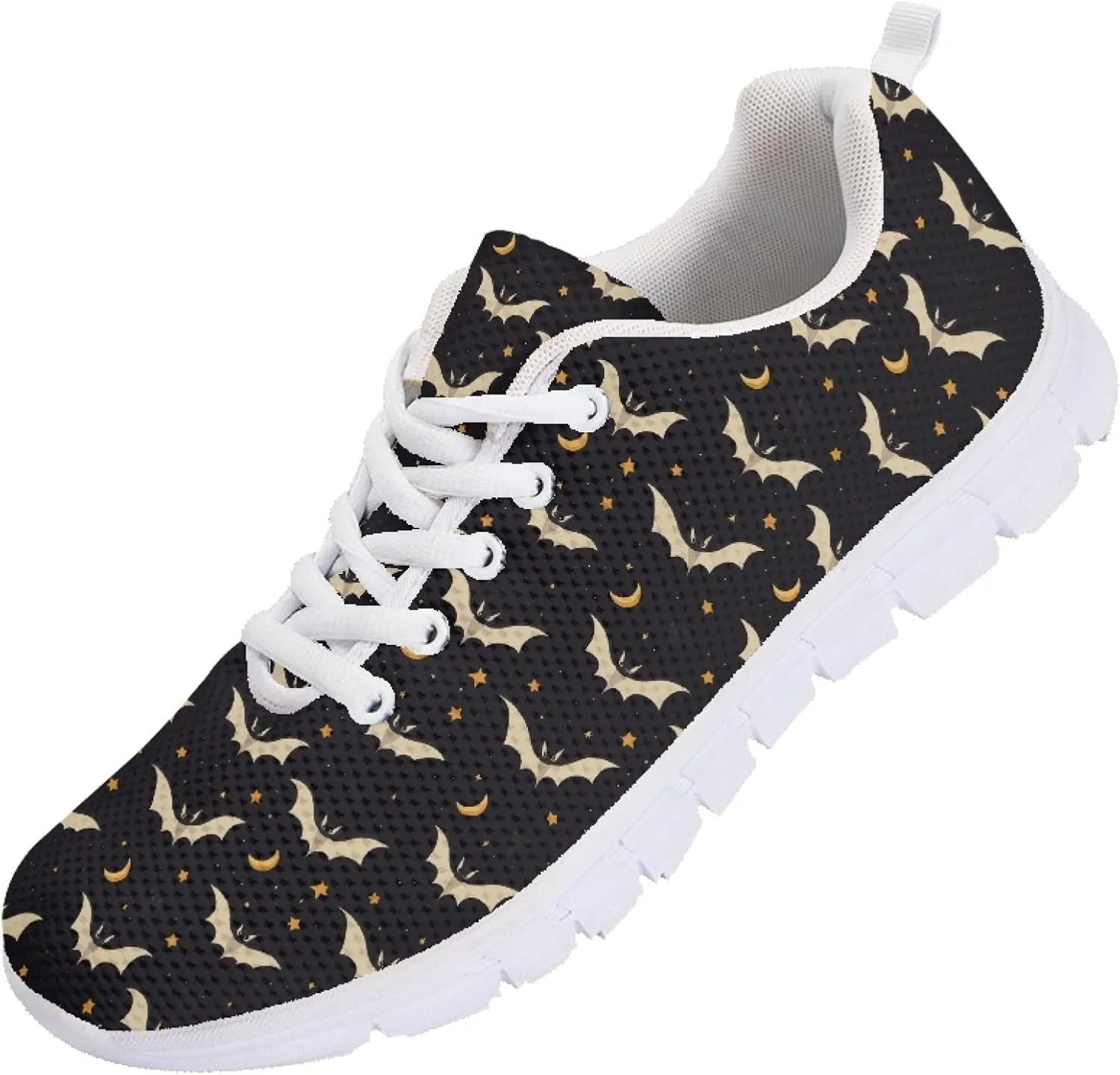 Women's Sports Trainer Running Shoes Adults Causal Travel Shoe Outdoor Walking Low Heel Lace up Sneakers Breathable Flexible for Lady