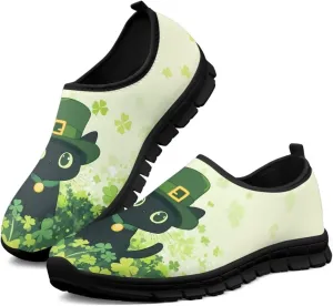 Women's St Patrick's Day Shoes Casual Cozy Hiking Exercise Running Yoga Workout Shoes Slip-On Lightweight Non-Slip Sneaker for Women US 5.5-11.5
