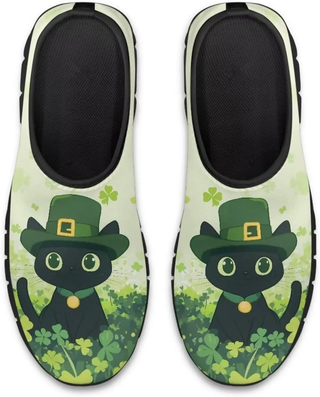 Women's St Patrick's Day Shoes Casual Cozy Hiking Exercise Running Yoga Workout Shoes Slip-On Lightweight Non-Slip Sneaker for Women US 5.5-11.5