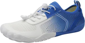Womens Walking Shoes Slip on Dressy Knitted Non Slip Arch Support Running Shoes Breathable Mesh Sports Workout Tennis Shoes Fashion Lace Up Sneakers