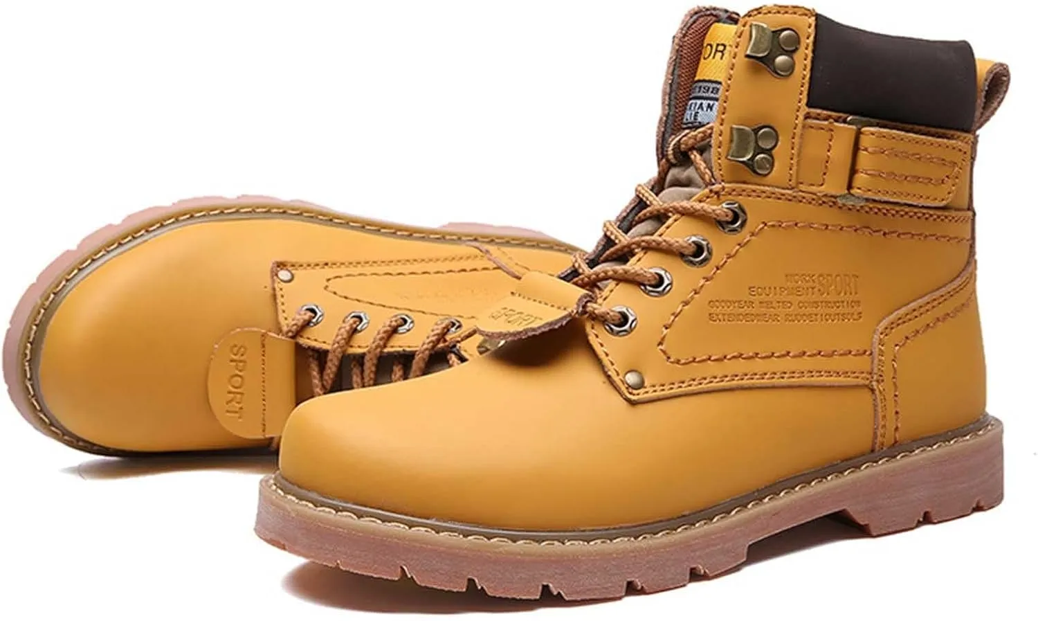 Work Boots for Men Soft Toe Hiking Sneakers Warm Booties Womens Safety Shoes Non Slip Waterproof Outdoor Shoes Lightweight Anti Slip Hike Grounded Footwear