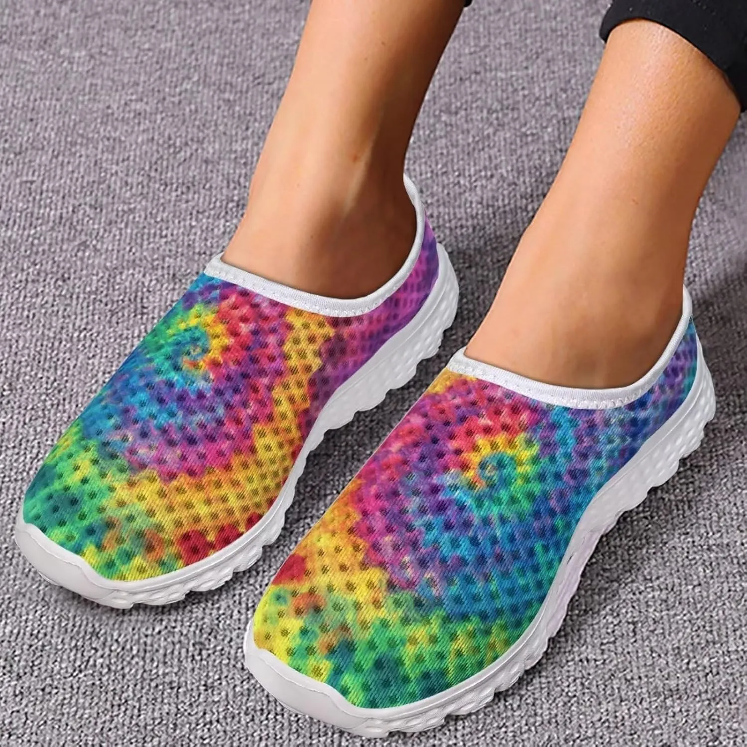 Ystardream Women Road Running Shoes Trainers Low-top Lace Up Lightweight