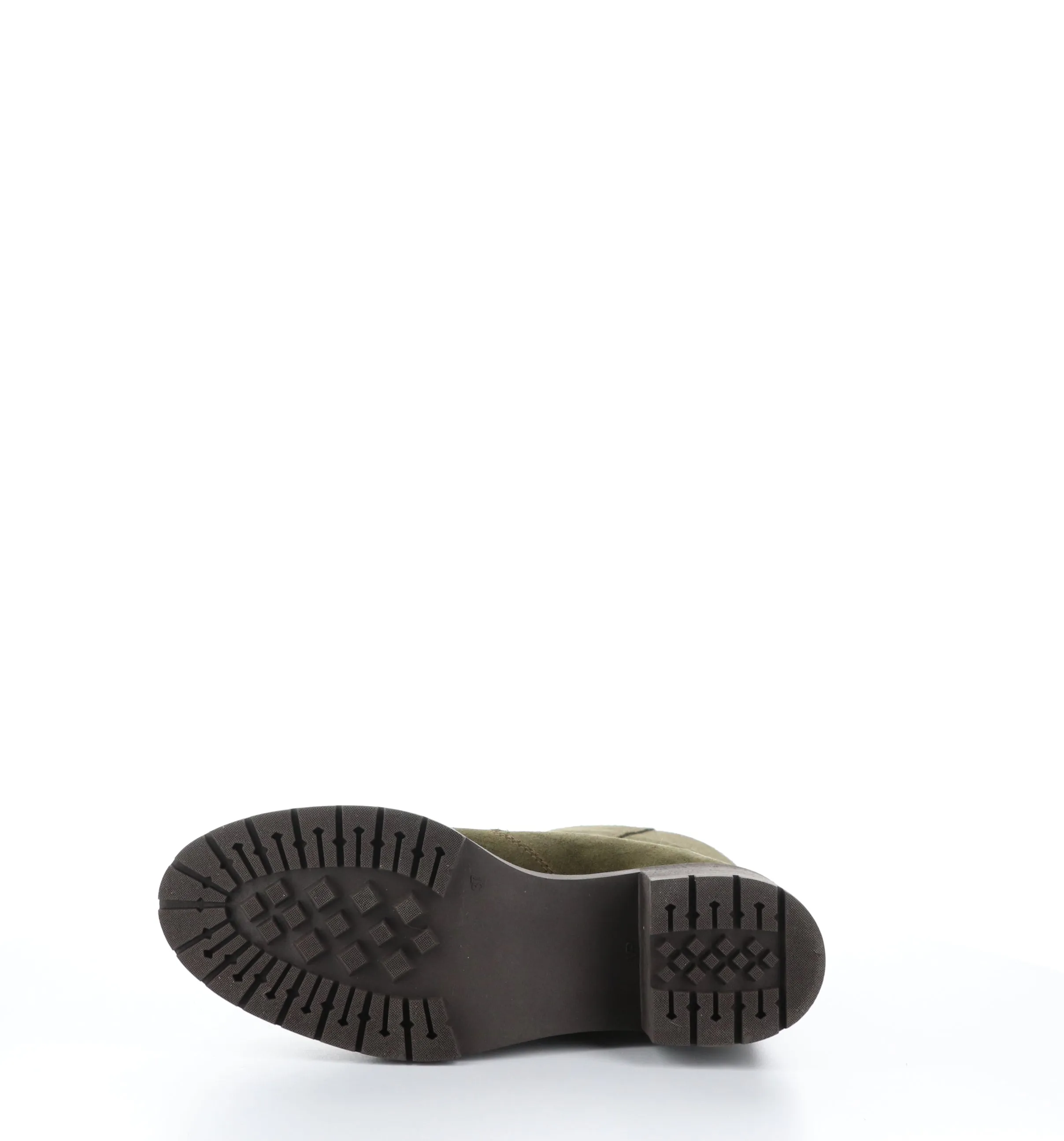 ZAP Olive Zip Up Ankle Boots